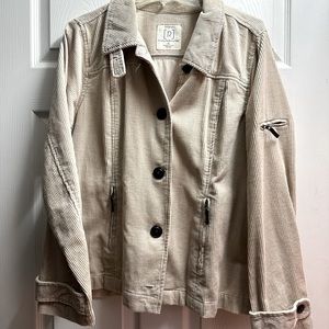 Corduroy off white jacket